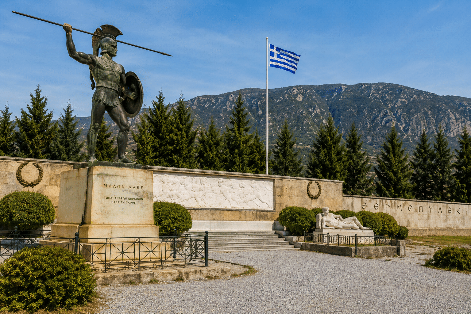 Thermopylae — Leonidas Monument